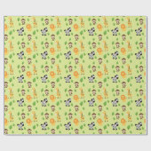 Oerwoud Dieren Verpakkingspapier Cadeaupapier (Vlak)