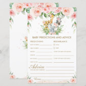 Oerwoud Dieren — Voorspellingen en adviezen met be (Voorkant / Achterkant)