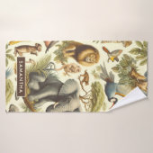 Oerwoud Dieren Waterverf Badhanddoek (Badhanddoek)