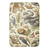  Oerwoud Dieren Waterverf Badmat (Voorkant Verticaal)