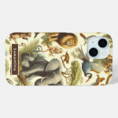  Oerwoud Dieren Waterverf Case-Mate iPhone Case (Achterkant (horizontaal))