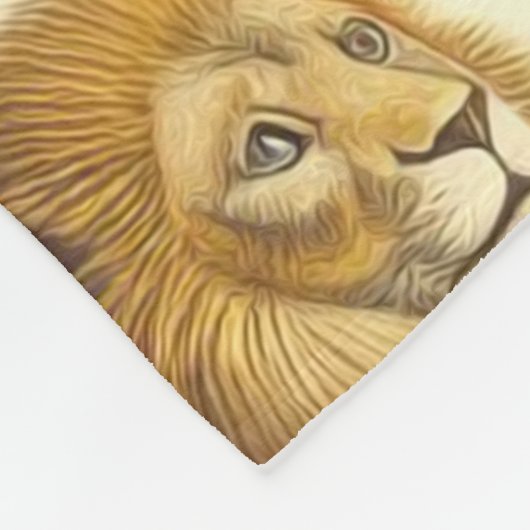  Oerwoud Dieren Waterverf Fleece Deken (Hoek)