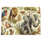  Oerwoud Dieren Waterverf Groot Cadeauzakje (Voorkant)