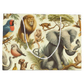  Oerwoud Dieren Waterverf Groot Cadeauzakje (Achterkant)