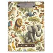  Oerwoud Dieren Waterverf Klembord (Voorkant)