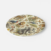 Oerwoud Dieren Waterverf Papieren Bordje (Gekanteld)