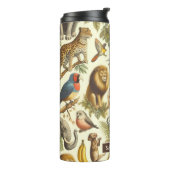  Oerwoud Dieren Waterverf Thermosbeker (Gedraaid links)