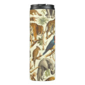  Oerwoud Dieren Waterverf Thermosbeker (Achterkant)