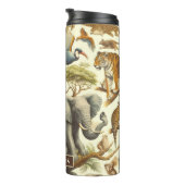  Oerwoud Dieren Waterverf Thermosbeker (Geroteerd rechts)