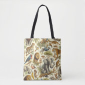  Oerwoud Dieren Waterverf Tote Bag (Voorkant)