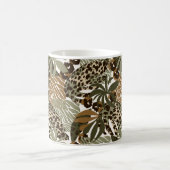 Oerwoud Dierenprint Koffie Mok (Center)