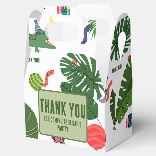 Oerwoud dierentuin bedankdoosjes (Geopend)