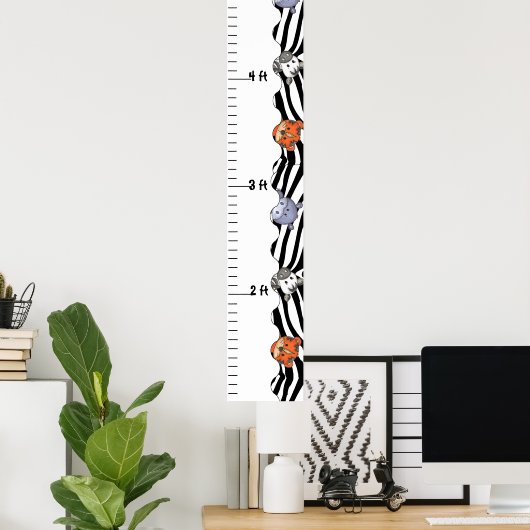 Oerwoud dierentuin groeikaart poster (Thuiskantoor)