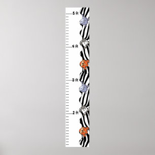 Oerwoud dierentuin groeikaart poster