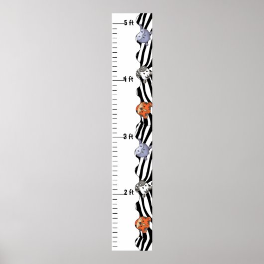 Oerwoud dierentuin groeikaart poster (Voorkant)