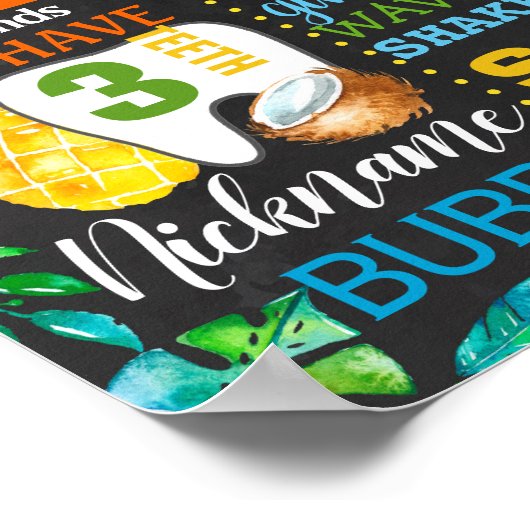 Oerwoud dierentuin poster (Hoek)