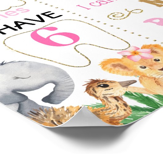 Oerwoud dierentuin poster (Hoek)