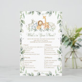 Oerwoud dierlijk groen wat zit er in je telefoonsp (Staand voorkant)