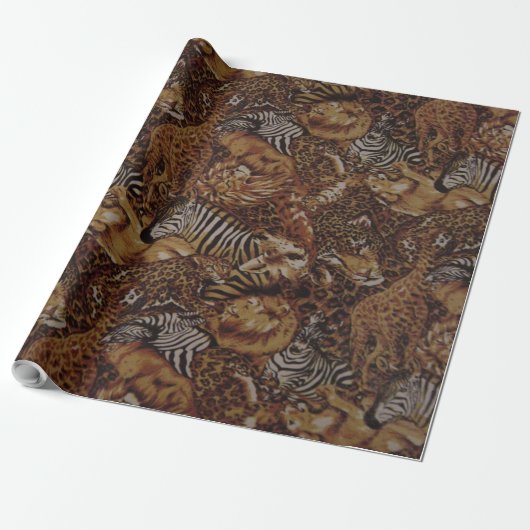 OERWOUD DIERLIJKE VEILIGHEID CADEAUPAPIER (Uitgerold)