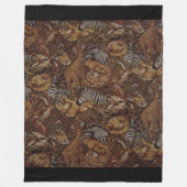 OERWOUD DIERLIJKE VEILIGHEID FLEECE DEKEN (Voorkant)