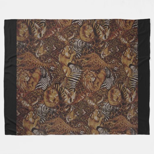 OERWOUD DIERLIJKE VEILIGHEID FLEECE DEKEN (Voorkant (Horizontaal))