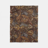 OERWOUD DIERLIJKE VEILIGHEID FLEECE DEKEN (Voorkant)