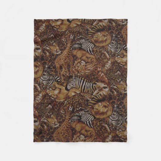 OERWOUD DIERLIJKE VEILIGHEID FLEECE DEKEN (Voorkant)