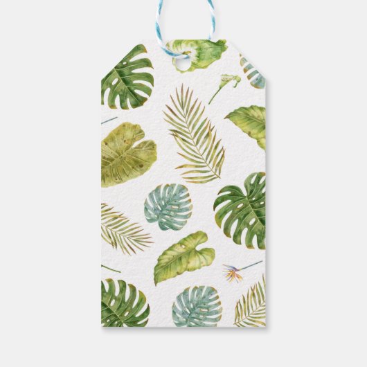 Oerwoud Dinosaurus Verjaardag Dank u Label Cadeaulabel (Achterkant)