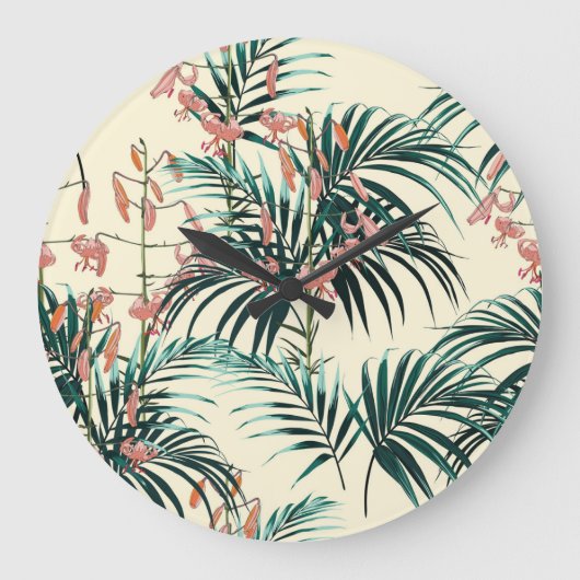  Oerwoud: Donkergroen, Oranje Lelie. Grote Klok (Voorkant)