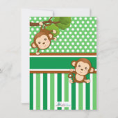 Oerwoud eenmansdier - sterilaag bedankkaart (Achterkant)