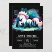 Oerwoud Elegant Paard Verjaardag Kaart (Voorkant / Achterkant)