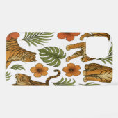 Oerwoud elegantie iPhone hoesje (Achterkant horizontaal)