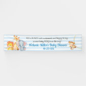 Oerwoud Elephant Baby shower Banner (Horizontaal)