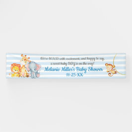 Oerwoud Elephant Baby shower Banner