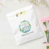 Oerwoud Elephant Baby shower Favor Bags Bedankzakje (Gezegeld)