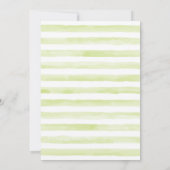 Oerwoud Elephant BINGO Baby shower Game Kaart (Achterkant)