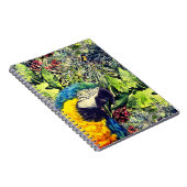 Oerwoud en een blauwgele ara notitieboek (Rechterzijde)