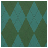 Oerwoud en Jade Green Argyle Pattern Stof (Close Up)