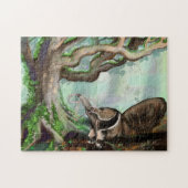 Oerwoud en reuzenanteater legpuzzel (Horizontaal)