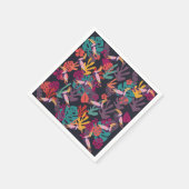 Oerwoud en tropisch vogelpapier servetten (Hoek)