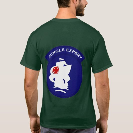 Oerwoud Expert zakpatch T-shirt (Achterkant)