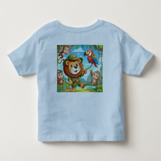 Oerwoud Explorer's Adventure Kinder Shirts (Achterkant)