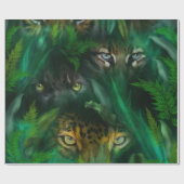 Oerwoud Eyes Art Gift Wrap Cadeaupapier (Vlak)
