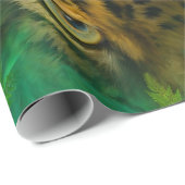 Oerwoud Eyes Art Gift Wrap Cadeaupapier (Rol Hoek)