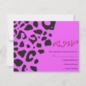 OERWOUD FEVER Bat Bar Mitzvah Reply Card RSVP Kaartje (Voorkant)