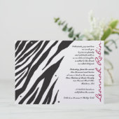 OERWOUD FEVER Bat Bar Mitzvah Uitnodiging (Staand voorkant)