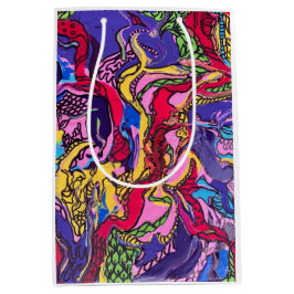 ‘Oerwoud Fever’ bedrukte cadeautassen Medium Cadeauzakje