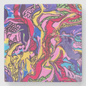 ‘Oerwoud Fever’ design bedrukte Onderzetters (Voorkant)