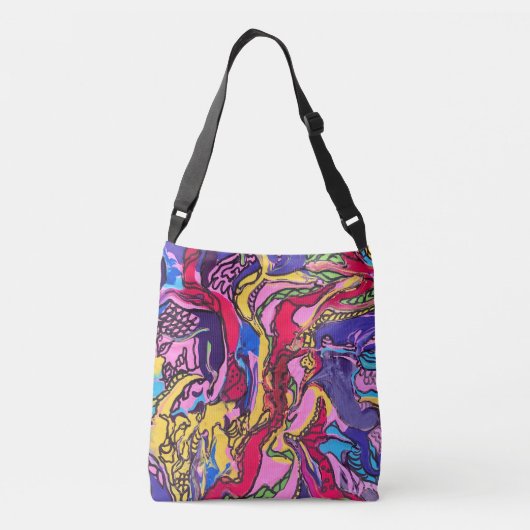 "Oerwoud Fever" Design Canvas tas 2 (Achterkant)