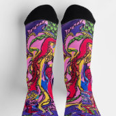 ‘Oerwoud Fever’ gedrukte Unisex Sokken (Top)